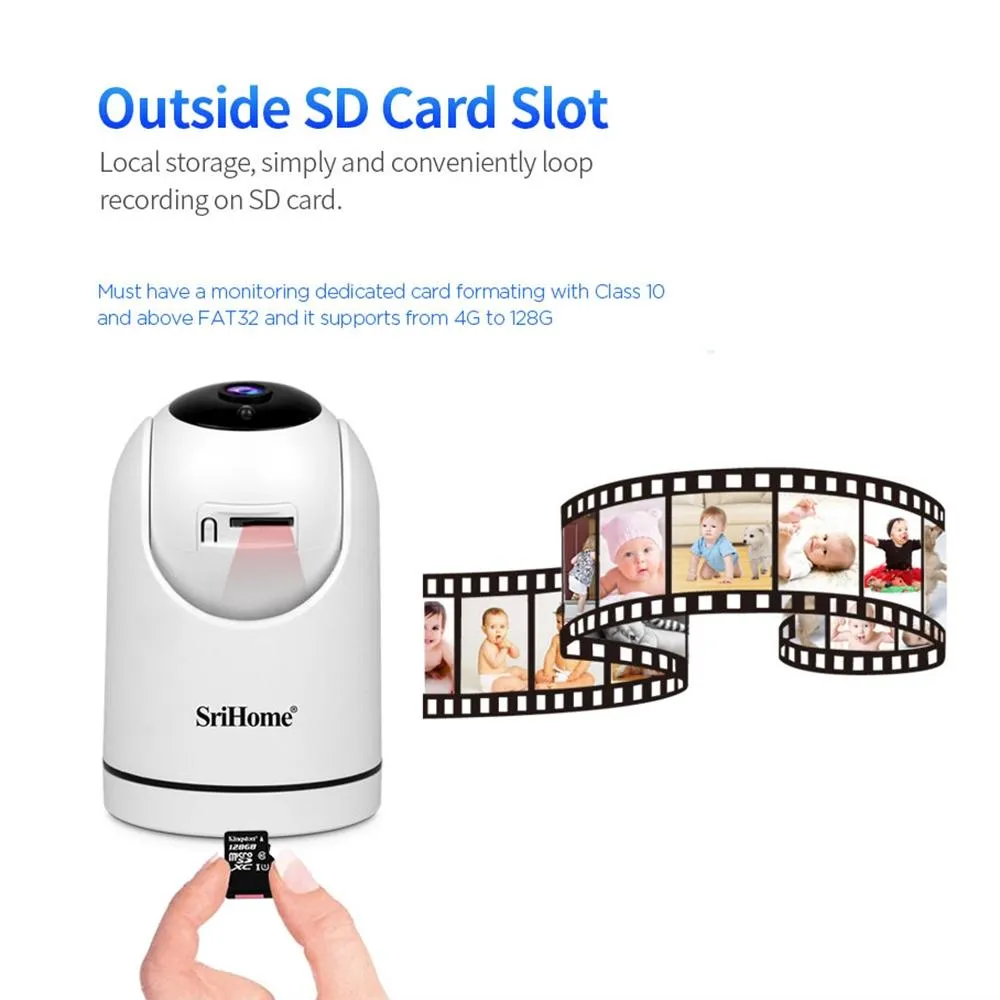 1080P Hd Ai Wifi Pan-Tilt Camera - 2.0Mp