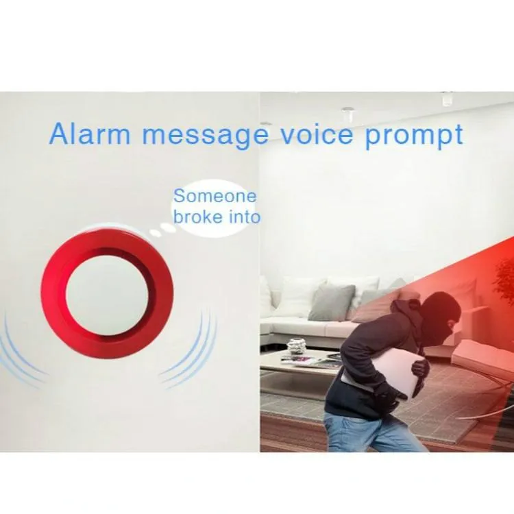 2-pack Wireless Smart Burglar Alarm for Home and Store Security