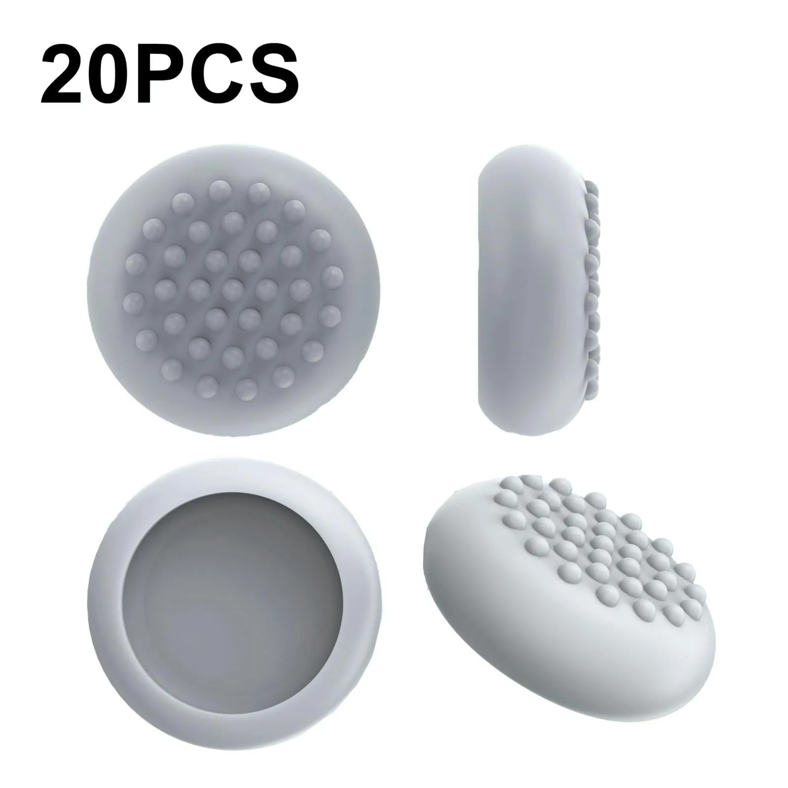 20-piece Silicone VR Handle Covers for Meta Quest 2 | Enhance Your Gaming Experience | Black