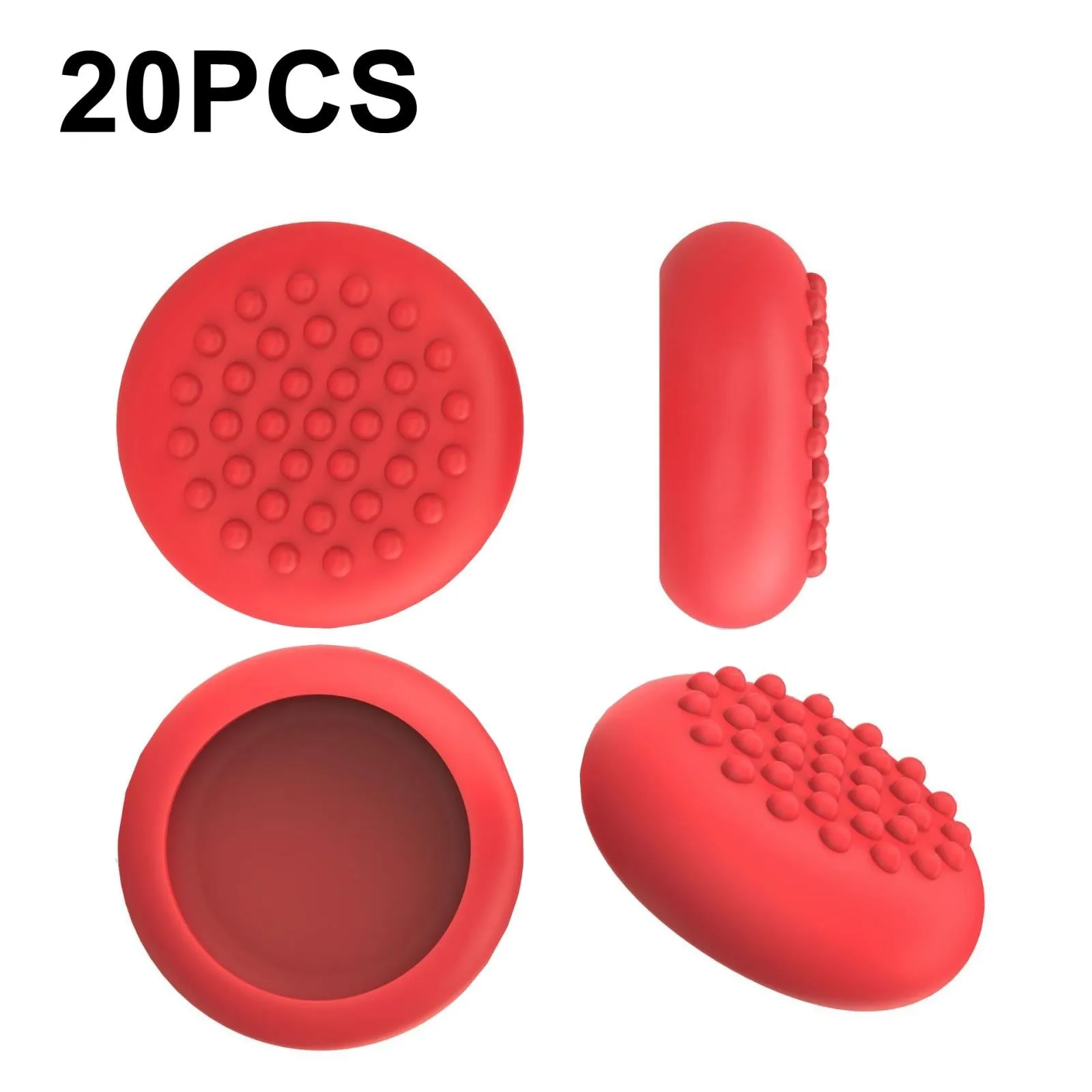 20-piece Silicone VR Handle Covers for Meta Quest 2 | Enhance Your Gaming Experience | Black