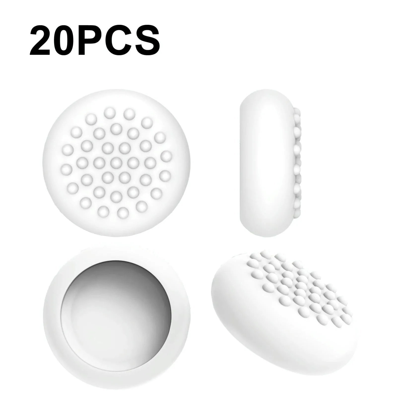 20-piece Silicone VR Handle Covers for Meta Quest 2 | Enhance Your Gaming Experience | Black