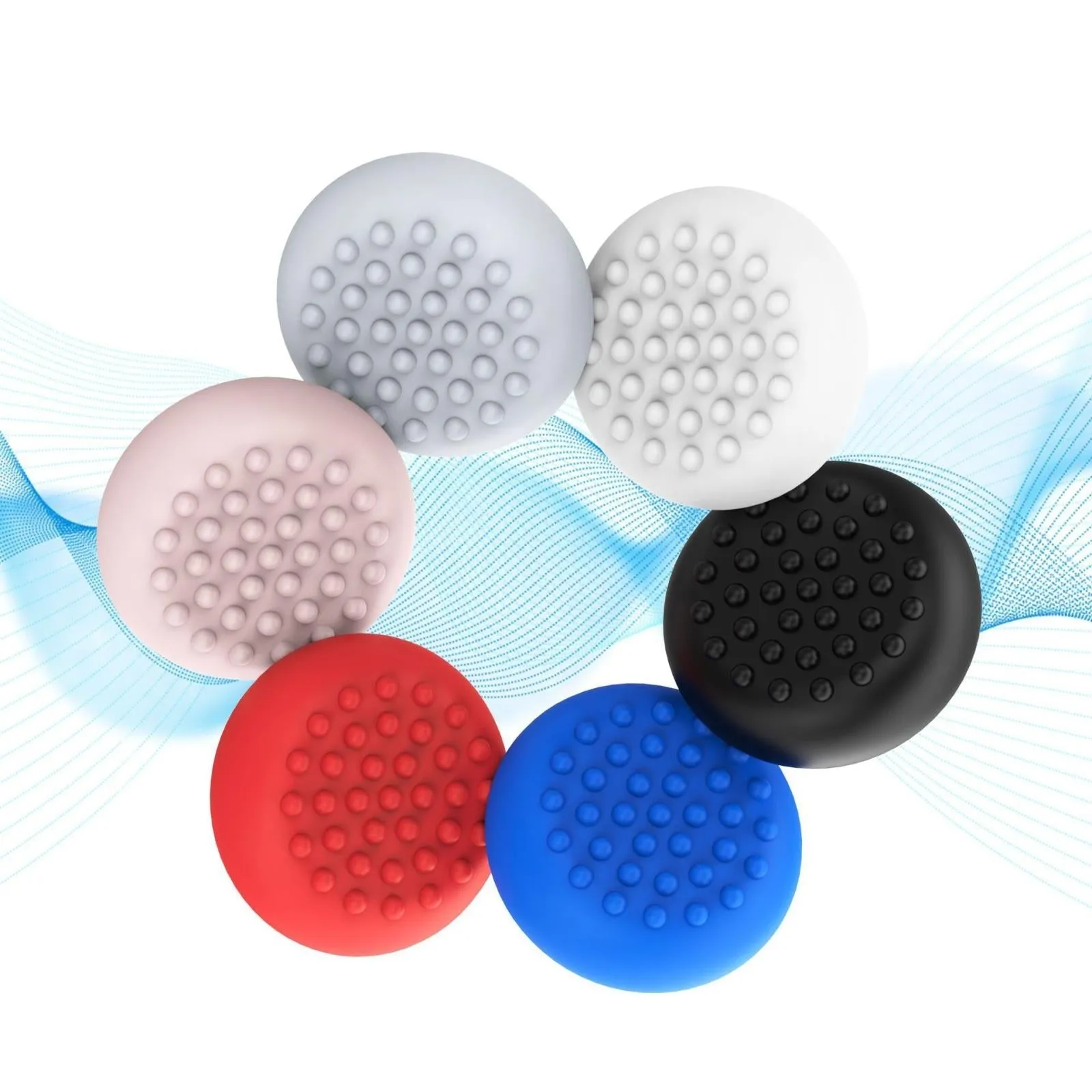 20-piece Silicone VR Handle Covers for Meta Quest 2 | Enhance Your Gaming Experience | Blue