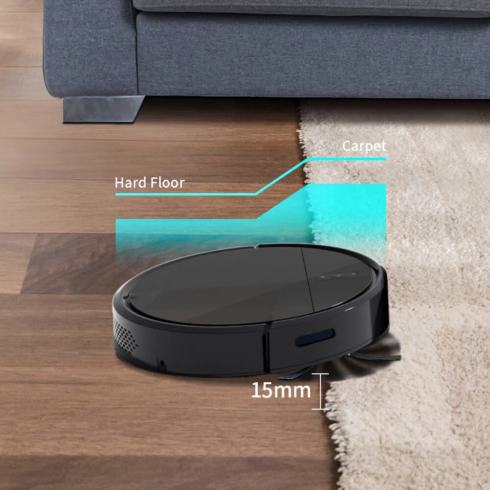 4400mAh Robot Vacuum & Mop | Anti-collision & Anti-fall Sensor | Powerful Cleaning