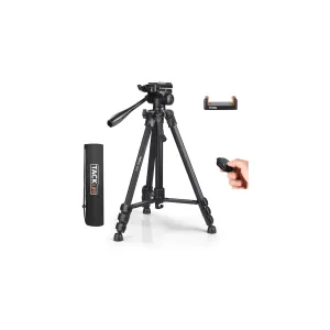 60-inch Foldable Tripod with Wireless Bluetooth
