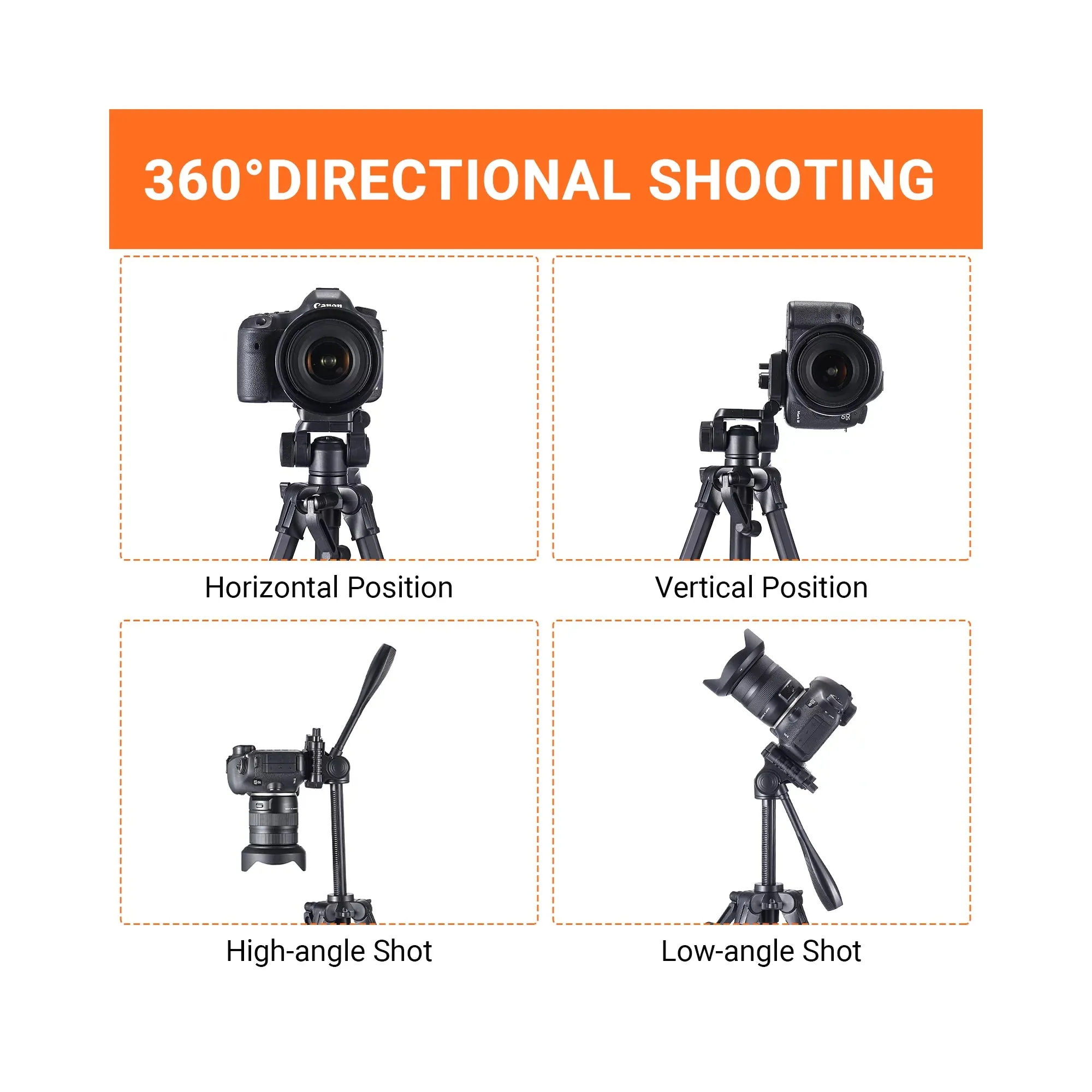 60-inch Foldable Tripod with Wireless Bluetooth