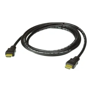 Aten 15m High Speed HDMI Cable with Ethernet, supports up to 4096 x 2160 @ 30Hz, High quality tinned copper wire with Gold-plated connectors