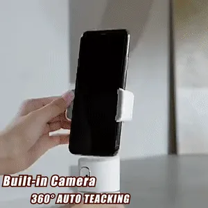 Auto face tracking, Smart Shooting Phone Selfie Stick 360 Object Tracking Holder Face with tripod and Fill light