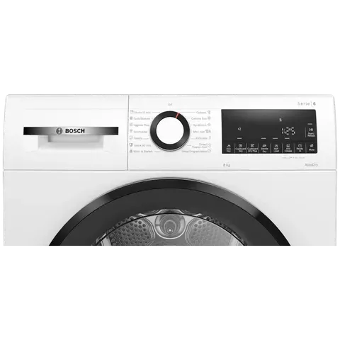 Bosch WPG23100IN Series 4 8 kg Fully Automatic Front Load Dryer  AutoDry, SensitiveDrying, Fluff Filter, 10 Programs, LED Display, White