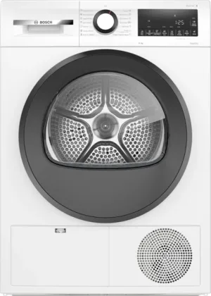 Bosch WPG23100IN Series 4 8 kg Fully Automatic Front Load Dryer  AutoDry, SensitiveDrying, Fluff Filter, 10 Programs, LED Display, White