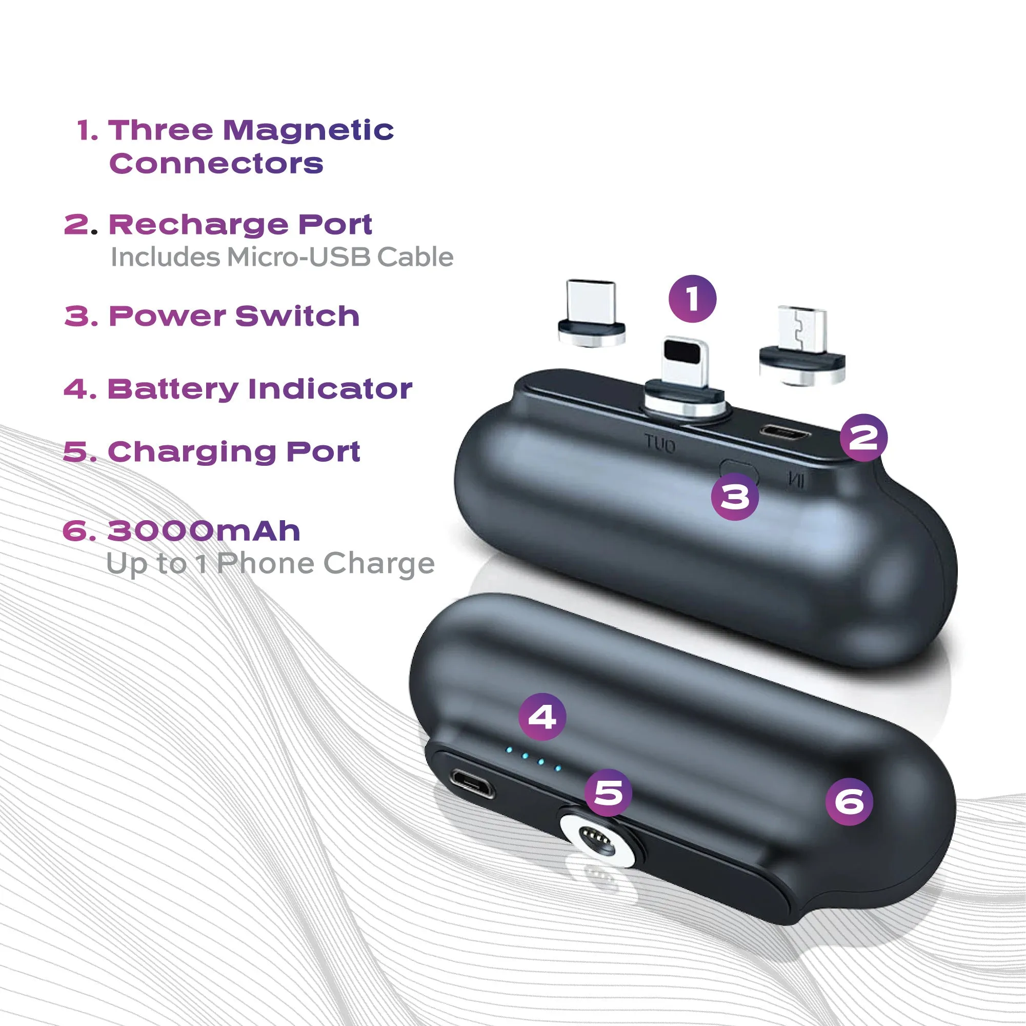 Buy 1 Get 1 - Snap-N-Charge Universal Power Bank