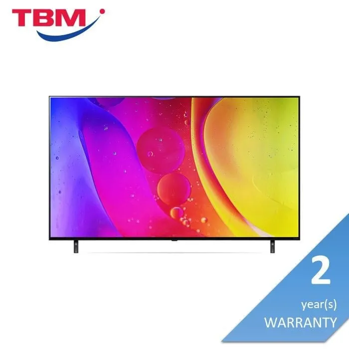 [CLEARANCE][Display Set] LG 55NANO80SQA 55" 4K Smart NanoCell Tv