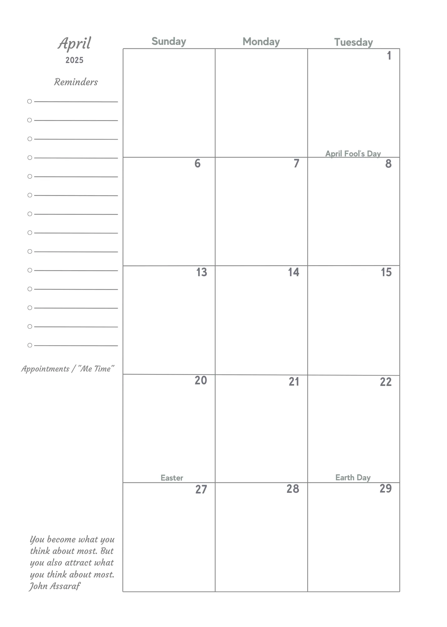 Daily Planner 2025:  Synchronicity