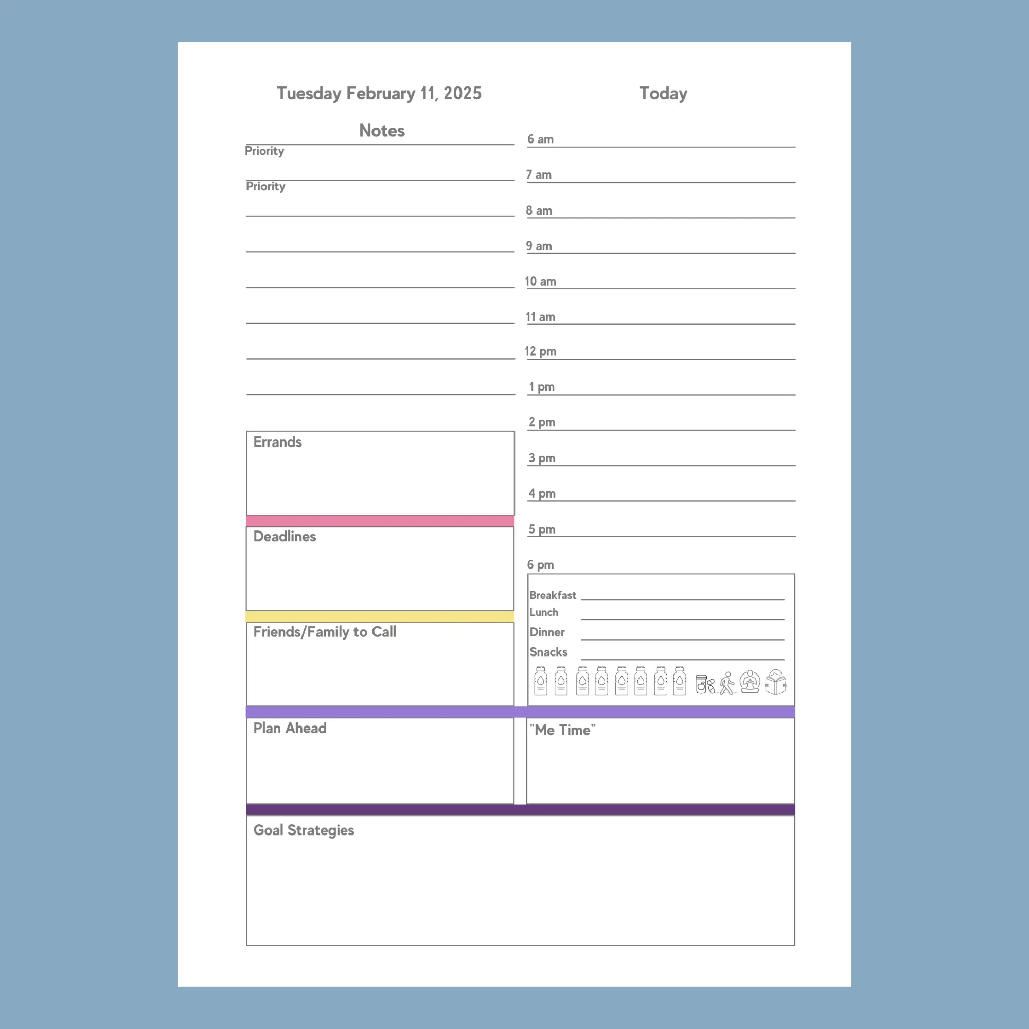 Daily Planner 2025:  Synchronicity