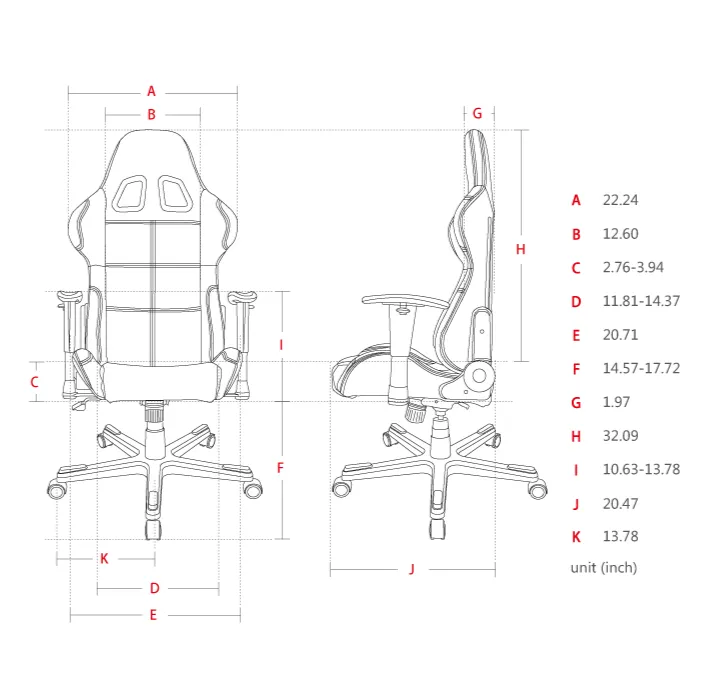 DXRACER Formula Series OH/FD01/NR Gaming Chair