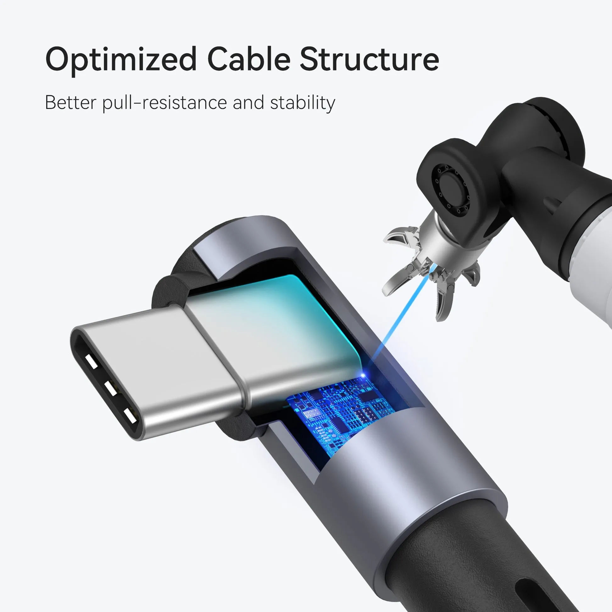 Kiwi Design Link Cable 16ft (5m) With Cable Clip For Meta Quest 3 / Meta Quest 2 / Meta Quest 1 / Meta Quest Pro / Pico 4 (Black) (QL105)