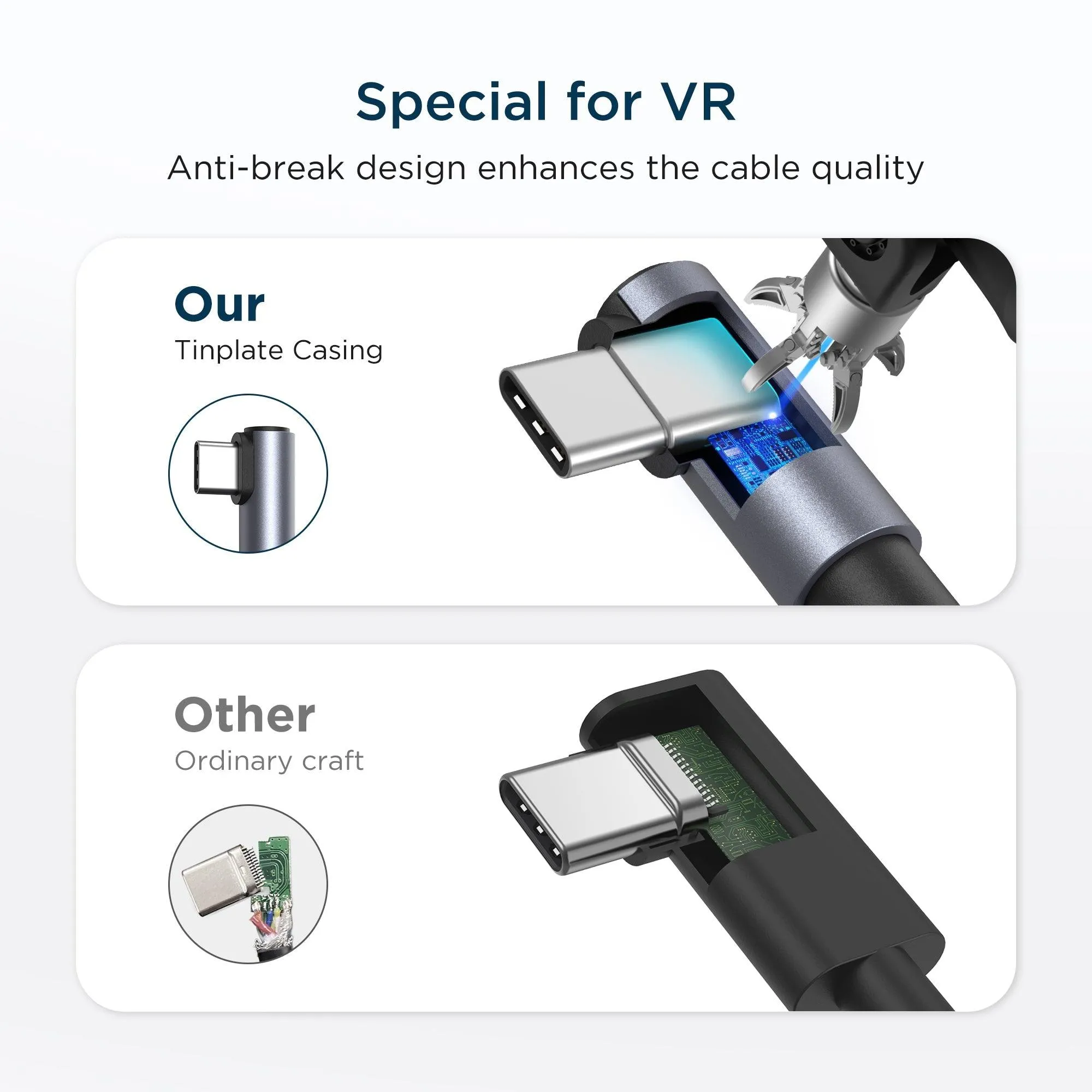 KIWI Design Link Cable USB Type-C (5m) For Oculus Quest 2 (Black) (KW-QC-5)