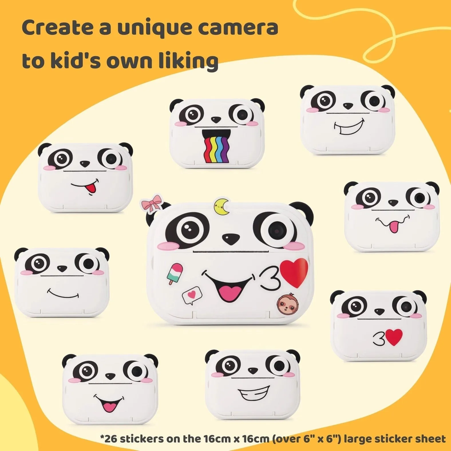 Koko the Panda - Instant Print Kids Digital Camera