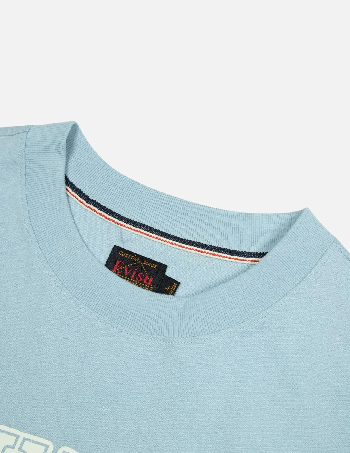 Logo and Gaming Daruma Print Relax Fit T-shirt