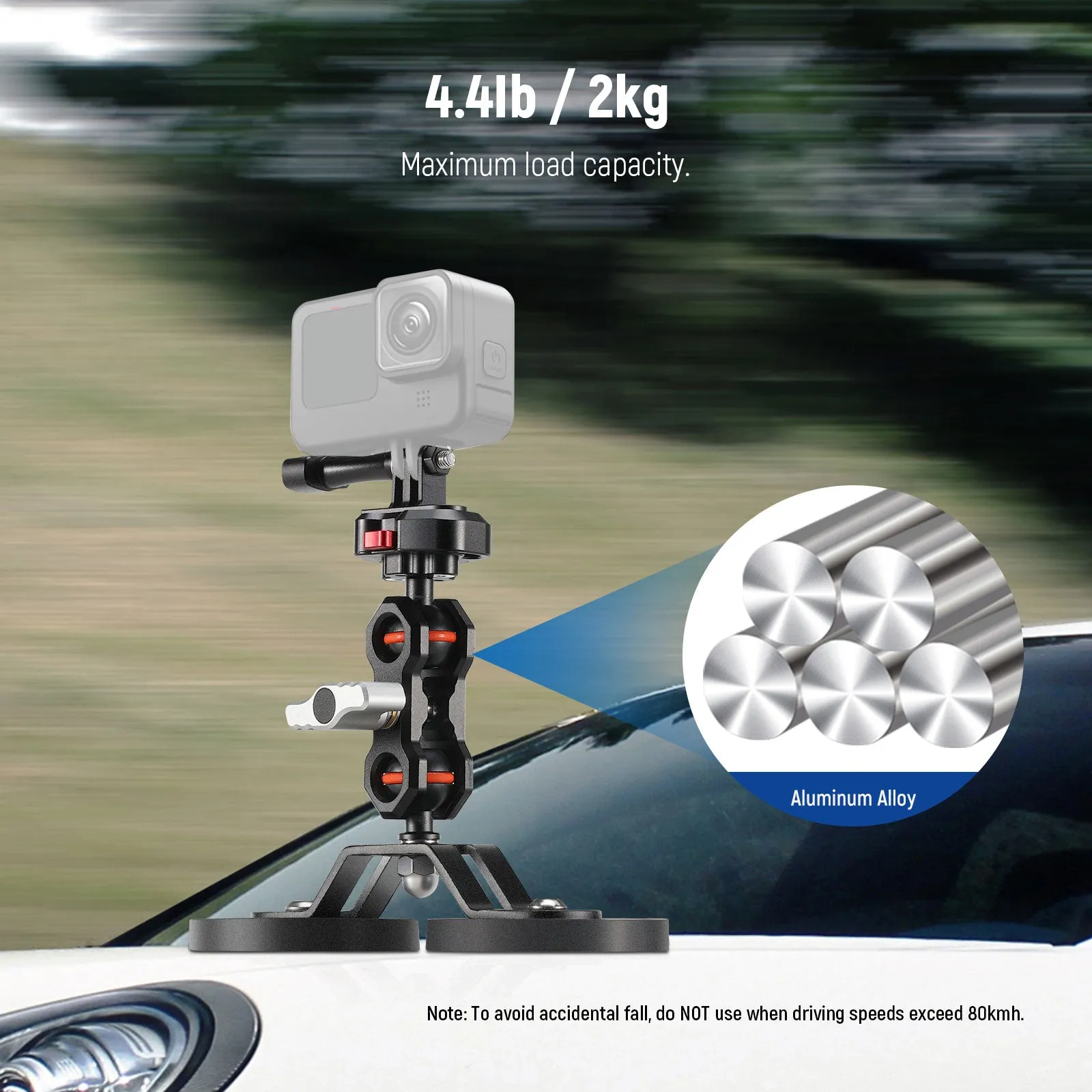 NEEWER FL-GP15 Magnetic Action Camera Mount