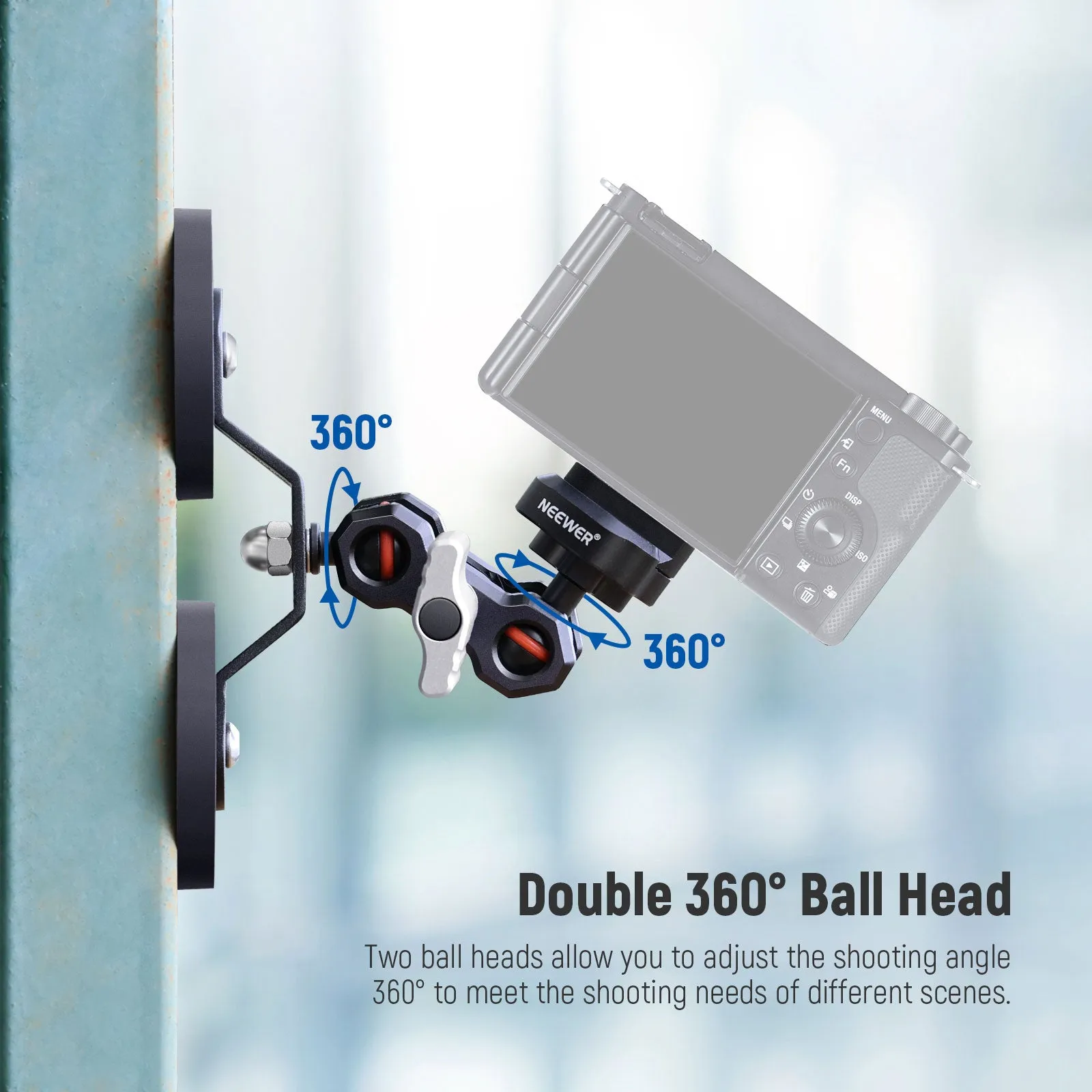 NEEWER FL-GP15 Magnetic Action Camera Mount