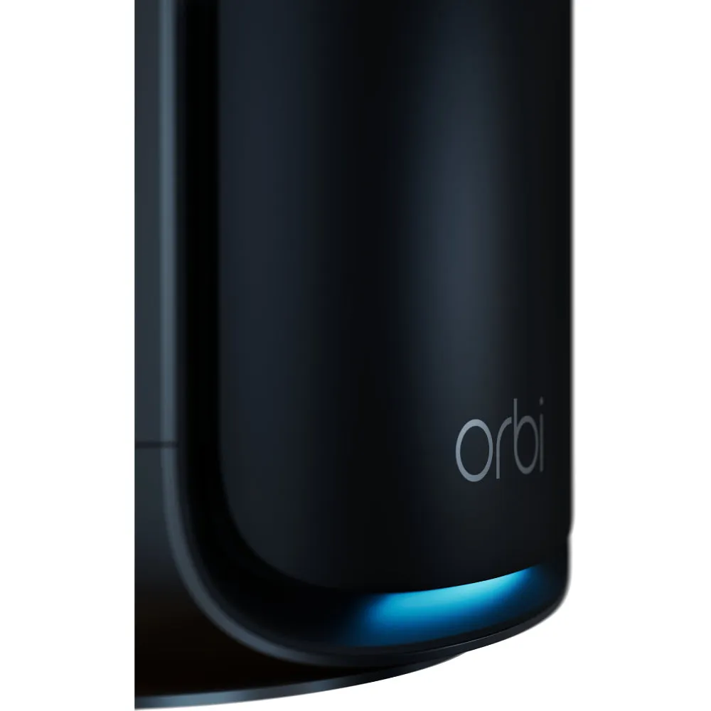 NETGEAR Orbi Quad-Band Mesh Wifi Wifi 7 Mesh 27Gbps 3-Pack Black