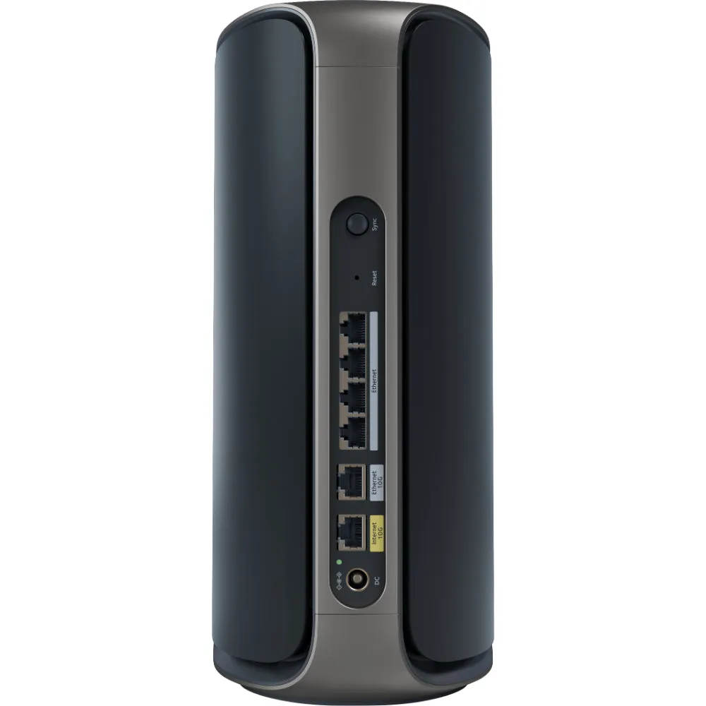 NETGEAR Orbi Quad-Band Mesh Wifi Wifi 7 Mesh 27Gbps 3-Pack Black