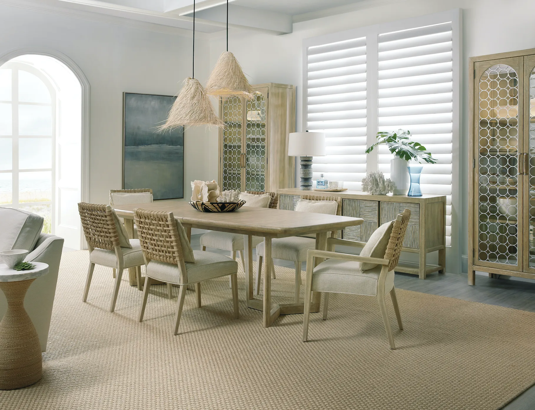 Surfrider Woven Back Side Chair - Set of 2