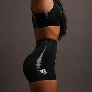 Wolves Forever Everson Seamless "Sierra" Shorts in Kitana Blue Serpent