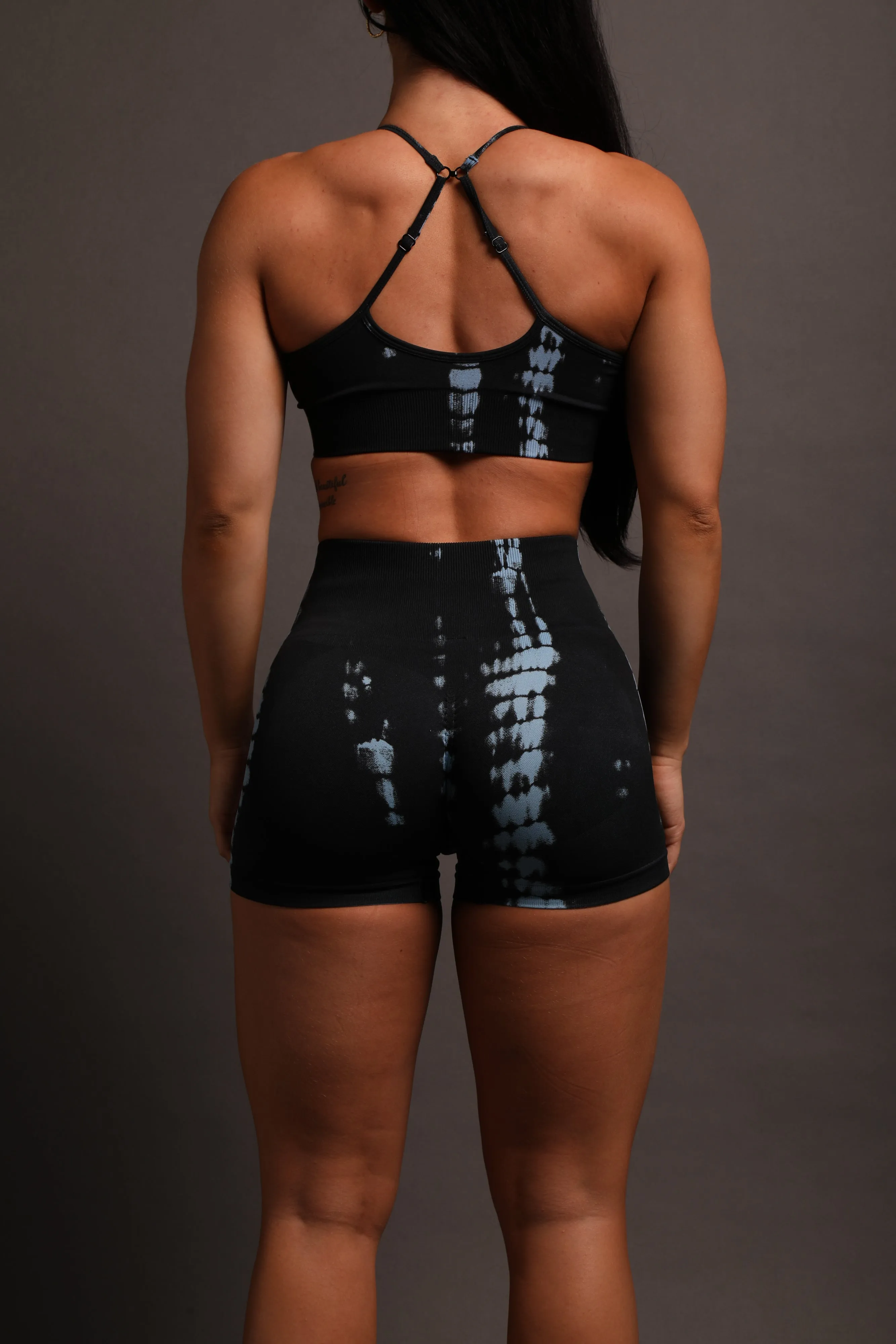 Wolves Forever Everson Seamless "Sierra" Shorts in Kitana Blue Serpent
