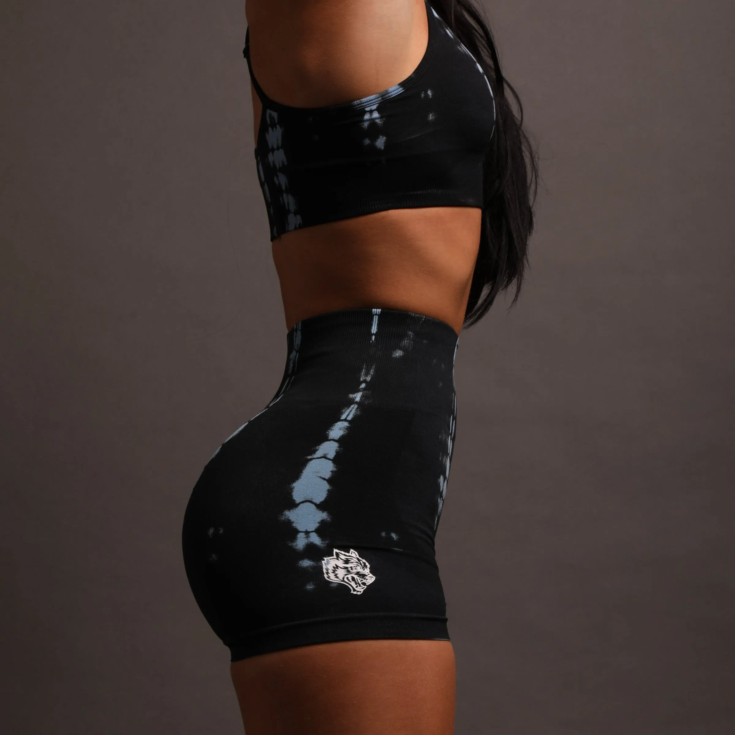 Wolves Forever Everson Seamless "Sierra" Shorts in Kitana Blue Serpent